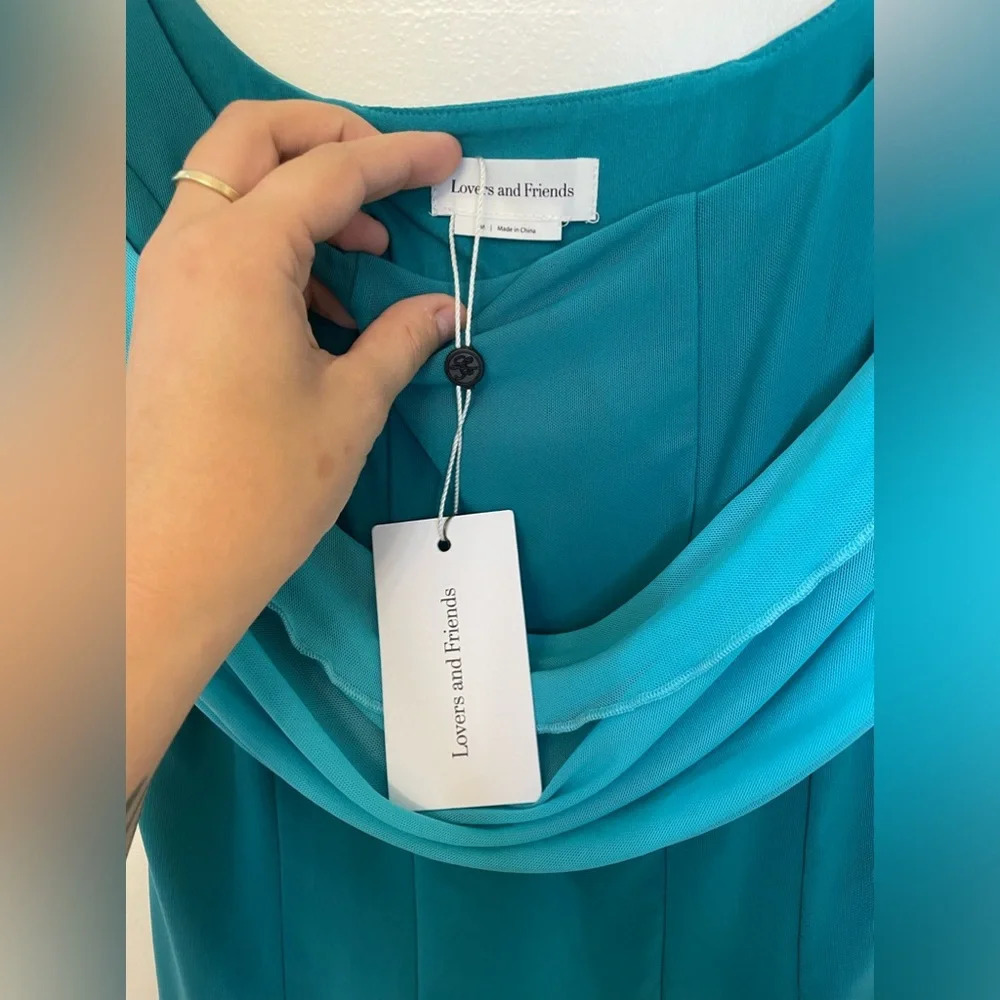 NWT Lovers and Friends||Marine Mini Dress in Bright Blue Medium - Picture 4 of 7